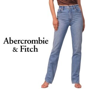Abercrombie & Fitch The 90s Ultra High Rise Straight Jeans – Curve Love – 6S/28